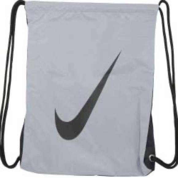 Nike Bags Nike Two Sided Grey Cinch Sac Poshmark